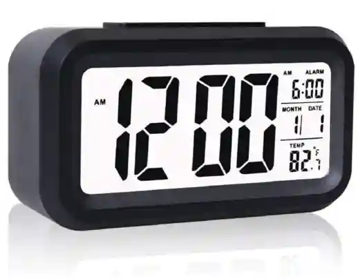  E-COSMOS Alarm Clock Digital Clock, Table Clock, Alarm for Students, Digital Alarm Clock, Clock for Study Table, Digital Clock fo